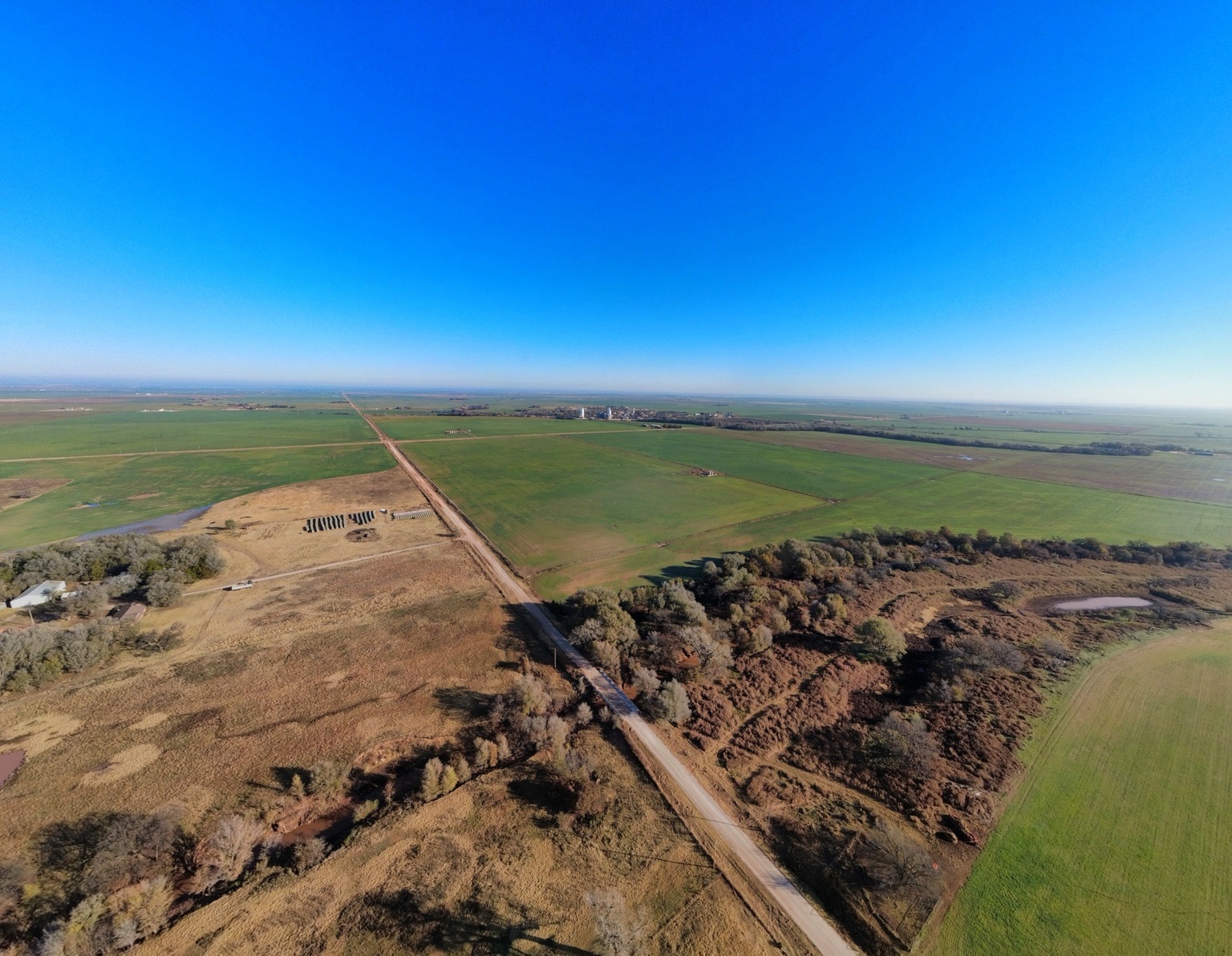 Aerial farmland captured by Endeavor Flyover Media
